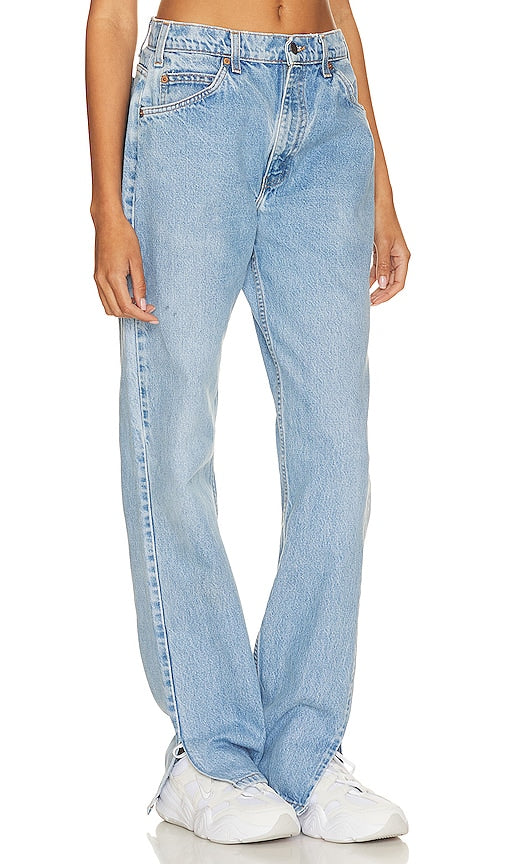 aligrace Allyssa Tilted Split Customs in Blue