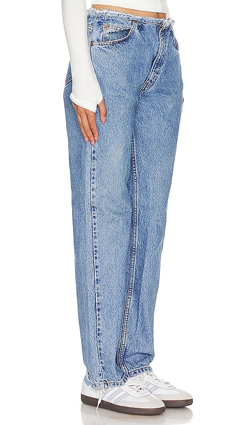 aligrace Undone Mini Rise Customs in Blue