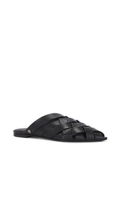 ANINE BING Eve Flats in Black