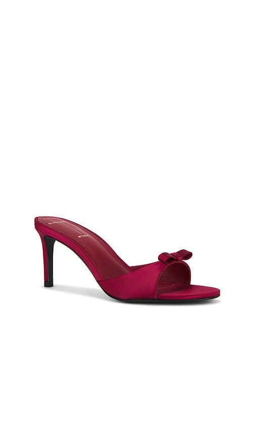 BLACK SUEDE STUDIO Albie 65 Mule in Burgundy