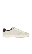 Common Projects Tennis 24 Sneaker in Ivory | Off White & Burgundy Lifestyle Sneakers for Women