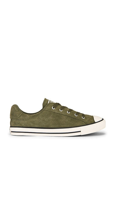 Converse Chuck Taylor All Star Dainty Suede Sneaker in Olive | Utility  Egret & Utility Low Top Sneakers for Women