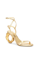 Cult Gaia Circe Sandal in Metallic Gold