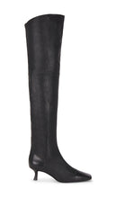 Cult Gaia Silas Over The Knee Boot in Black | Black Heeled Boots for Women