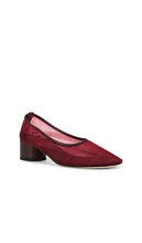 Dear Frances Balla Pump in Burgundy