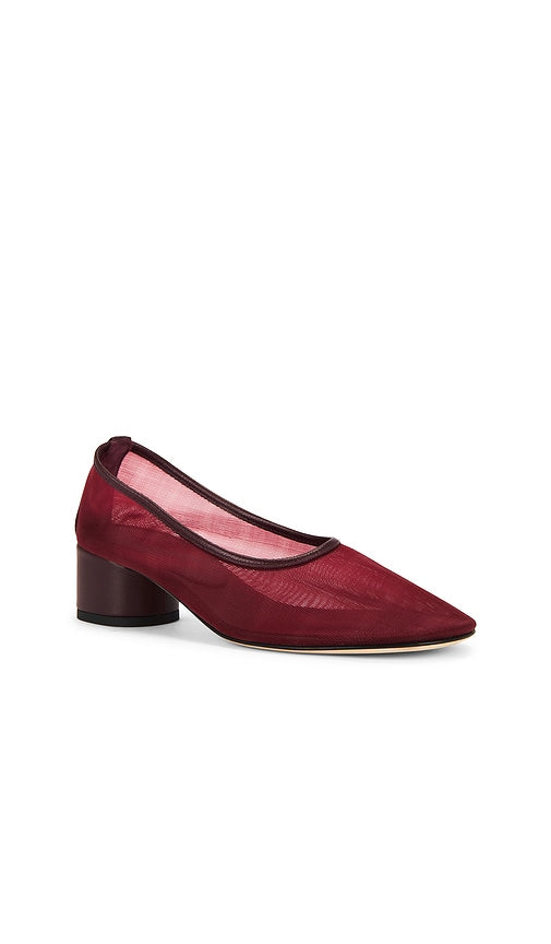 Dear Frances Balla Pump in Burgundy