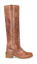 Dico Copenhagen Ann Western Stitch Gaucho Boot in Cognac | Cognac Knee-High Boots for Women