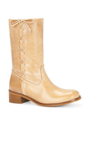 Dico Copenhagen Julia Side Laces Gaucho Boot in Tan