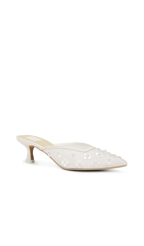 Dolce Vita Clara Pearl Heel in White