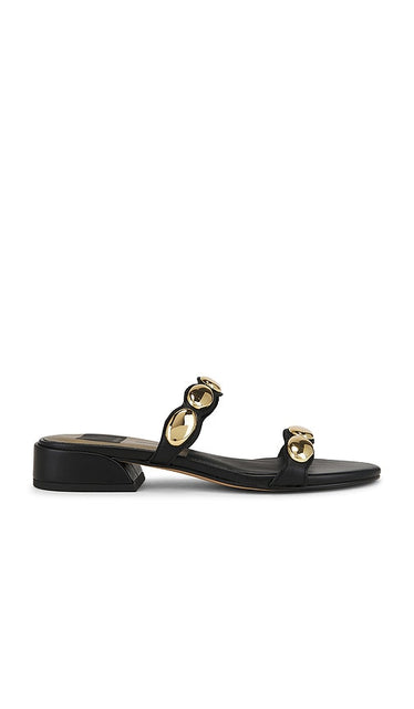 Dolce Vita Fresco Sandal in Black | Black Flat Sandals for Women