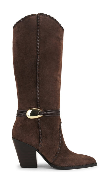 Dolce Vita Jody Boot in Brown | Dark Brown Heeled Boots for Women