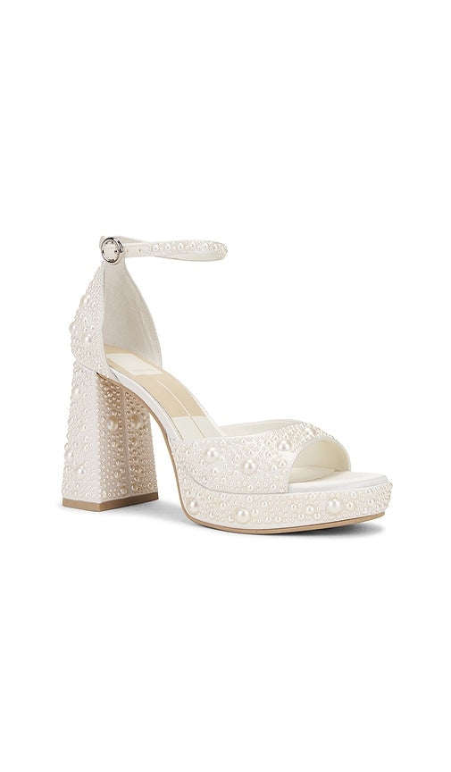 Dolce Vita Pandro Pearl Heel in White