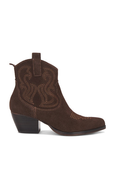 Dolce Vita Shania H2o Boot in Brown | Dark Brown Ankle Boots for Women