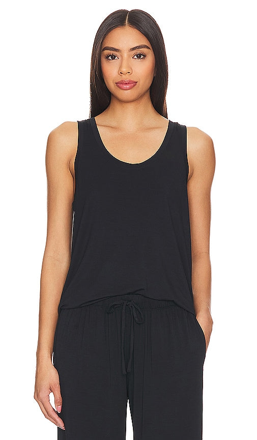 eberjey Gisele Everyday Tank in Black - eberjey Gisele Débardeur de tous les jours en noir - eberjey Gisele 黑色日常背心 - Eberjey Gisele Everyday Tank in Schwarz - eberjey 지젤 에브리데이 탱크탑 - eberjey Gisele Canotta quotidiana in nero