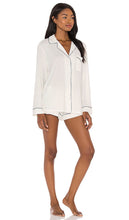 eberjey Gisele Long Sleeve PJ Set in White