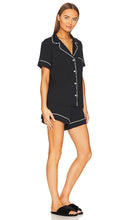 eberjey Gisele Relaxed Short Set in Black
