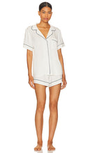 eberjey Gisele Short PJ Set in Ivory - eberjey Ensemble pyjama court Gisele en ivoire - eberjey Gisele 象牙色短裤睡衣套装 - Eberjey Gisele Kurzes Pyjama-Set in Elfenbein - eberjey Gisele 쇼트 파자마 세트 - eberjey Pigiama corto Gisele in avorio