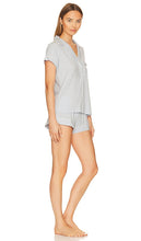 eberjey Gisele Shortie Pj Set in Baby Blue