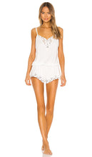 eberjey Naya Double Inset Teddy in White - eberjey Naya Teddy double encart en blanc - eberjey Naya 白色双镶嵌泰迪熊 - eberjey Naya Teddy mit doppeltem Einsatz in Weiß - eberjey Naya 더블 인셋 테디 화이트 색상 - eberjey Naya Teddy con doppio inserto in bianco