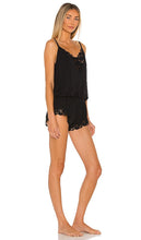 eberjey Naya The Double Inset Teddy in Black