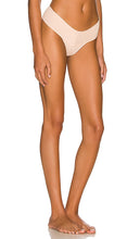 eberjey Pima Stretch Cotton Thong in Beige
