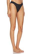 eberjey Soft Stretch High Leg Brief in Black