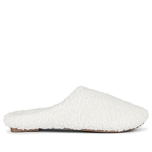 eberjey The Sherpa Slipper in White | Ivory Sandals for Women