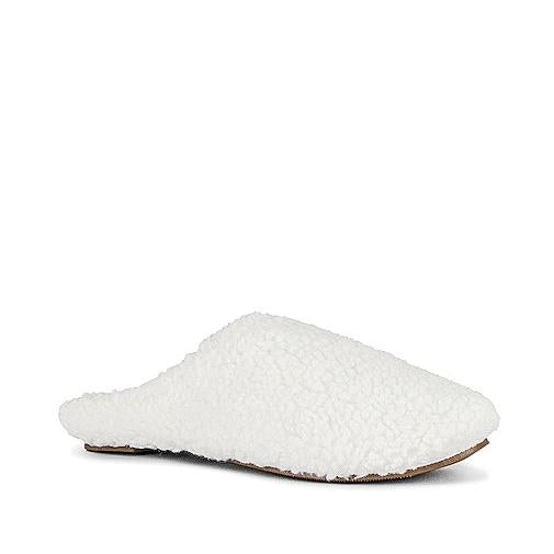 eberjey The Sherpa Slipper in White