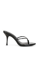 FEMME LA Osaka Sandal in Black | Black Heeled Sandals for Women