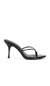 FEMME LA Osaka Sandal in Black | Black Heeled Sandals for Women