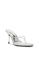 FEMME LA Osaka Sandal in Metallic Silver, grey