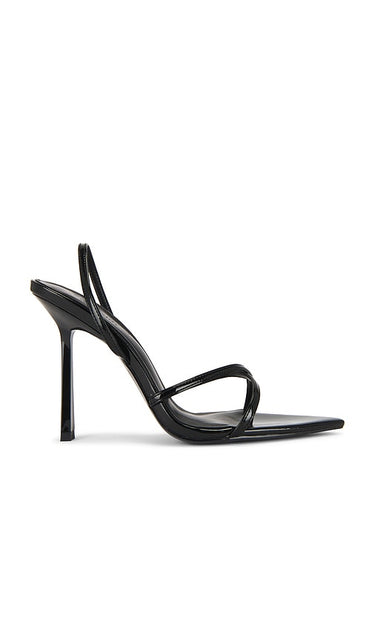 FEMME LA Sunset Sandal in Black | Black Heeled Sandals for Women