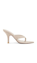 FEMME LA Tokyo Thong Sandal in Nude | Nude Heeled Sandals for Women
