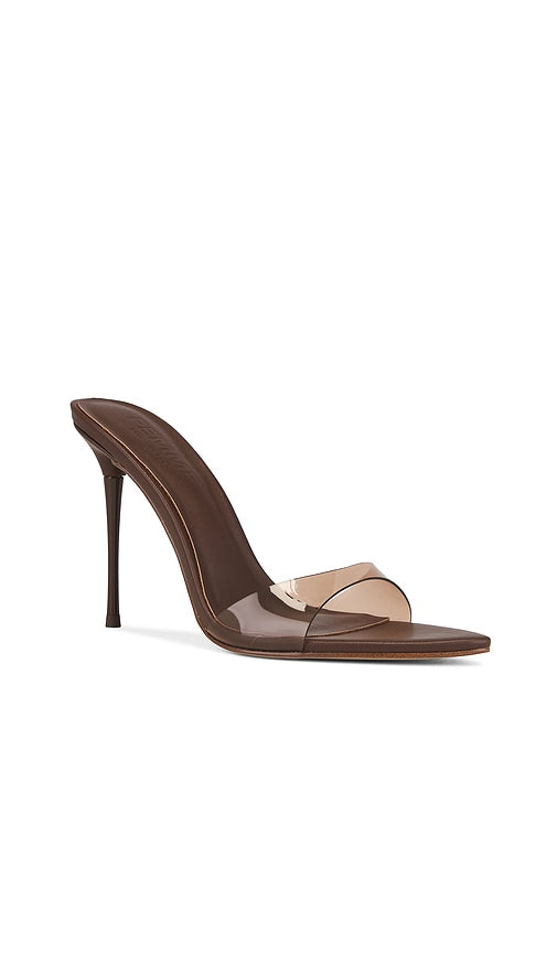 FEMME LA x REVOLVE Azucar Slipper in Chocolate