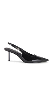 FEMME LA x REVOLVE G55 Kitten Heel in Black | Black Sling Back Heels for Women