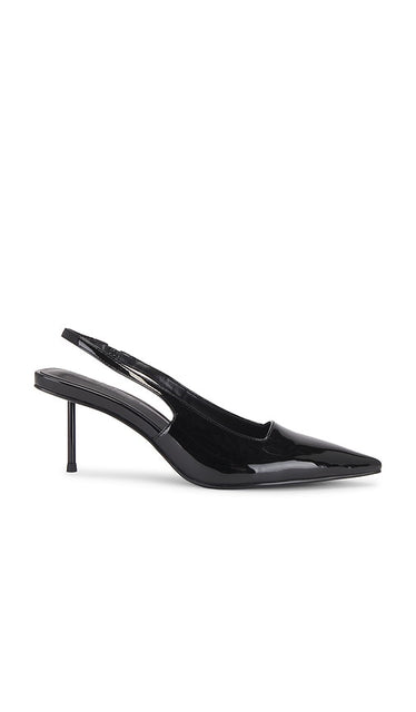 FEMME LA x REVOLVE G55 Kitten Heel in Black | Black Sling Back Heels for Women
