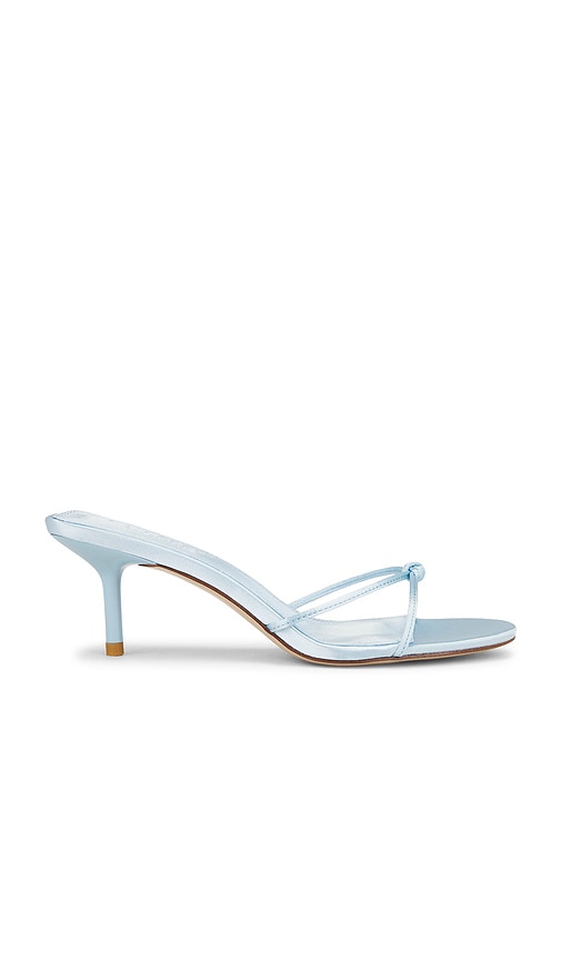 FEMME LA x REVOLVE Maeve Slipper in Baby Blue | Blue Sorbet Open Toe Heels for Women