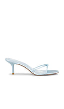 FEMME LA x REVOLVE Maeve Slipper in Baby Blue | Blue Sorbet Open Toe Heels for Women