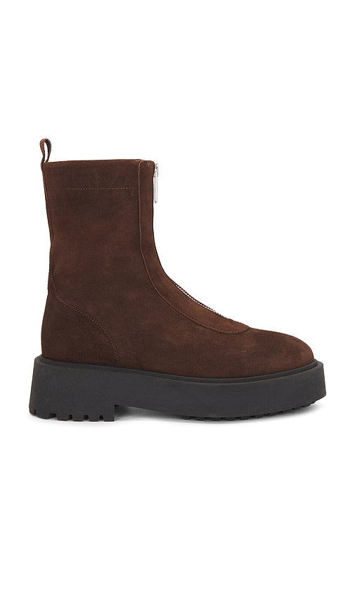 Flattered Alma Boot in Brown | Brown Ankle Boots for Women