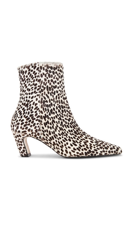 Flattered Xena Boot in Cream | Chocolate Dot Ankle Boots for Women