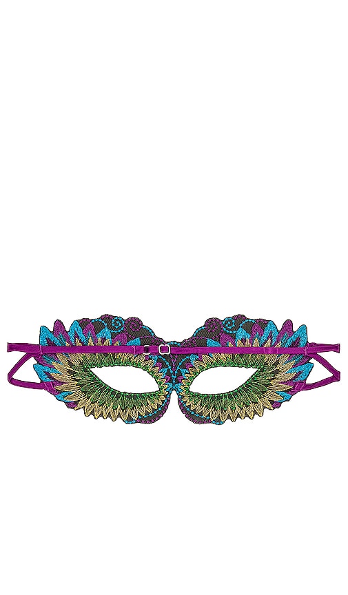 fleur du mal Carnival Embroidery Eye Mask in Purple