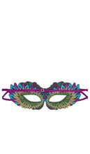 fleur du mal Carnival Embroidery Eye Mask in Purple