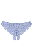 fleur du mal Charlotte Crotchless Panty in Baby Blue - fleur du mal Charlotte Crotchless Panty en Bleu Bébé - Fleur du mal Charlotte 淡蓝色开裆内裤 - fleur du mal Charlotte Crotchless Höschen in Babyblau - fleur du Mal Charlotte 크로치리스 팬티 베이비 블루 색상 - fleur du mal Charlotte Crotchless Panty in Baby Blue