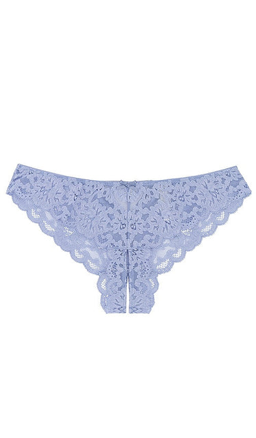 fleur du mal Charlotte Crotchless Panty in Baby Blue - fleur du mal Charlotte Crotchless Panty en Bleu Bébé - Fleur du mal Charlotte 淡蓝色开裆内裤 - fleur du mal Charlotte Crotchless Höschen in Babyblau - fleur du Mal Charlotte 크로치리스 팬티 베이비 블루 색상 - fleur du mal Charlotte Crotchless Panty in Baby Blue