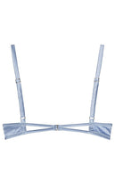 fleur du mal Charlotte Peekaboo Bra in Baby Blue