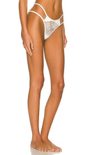 fleur du mal Frankie Lace Strappy Tanga in Ivory