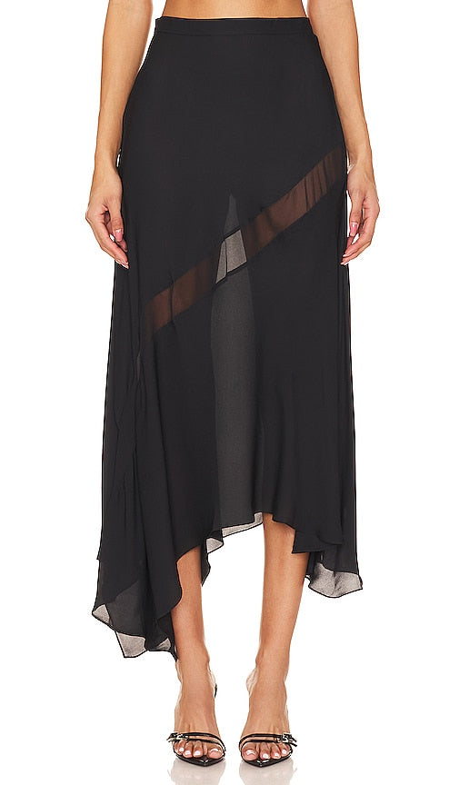 fleur du mal Handkerchief Skirt in Black - jupe mouchoir fleur du mal en noir - 黑色 fleur du mal 手帕裙 - fleur du mal Taschentuchrock in Schwarz - fleur du mal 행커치프 스커트 - fleur du mal Gonna fazzoletto in nero
