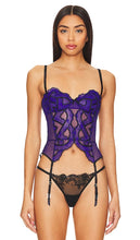fleur du mal Hendrix Garter Basque in Purple