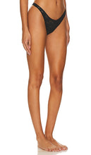 fleur du mal Le Stretch Multifit High Leg Thong in Black
