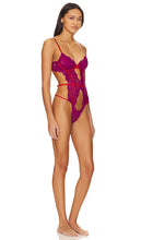 fleur du mal Naomi Lace Bodysuit in Purple
